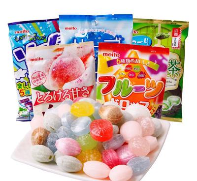 日本进口零食名糖抹茶糖水果薄荷润喉糖清凉味觉糖办公室休闲食品